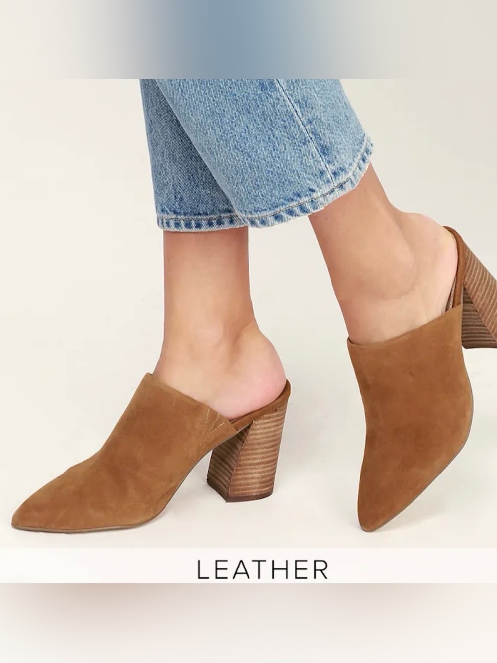 Steve Madden Slip-On Block Heel Mules